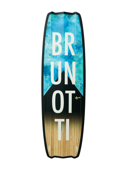 RDP RIPTIDE AQUA+G10FINS TWINTIP KITE BOARD