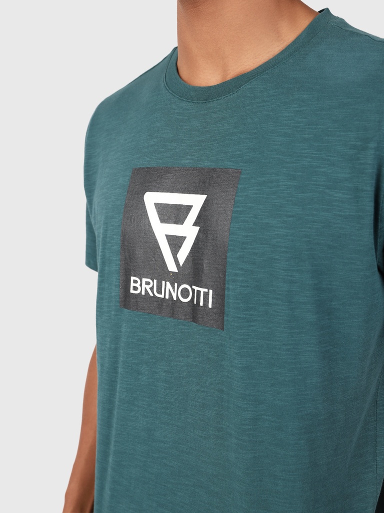 BRUNOTTI JOHN-LOGO-SLUB MEN T-SHIRT