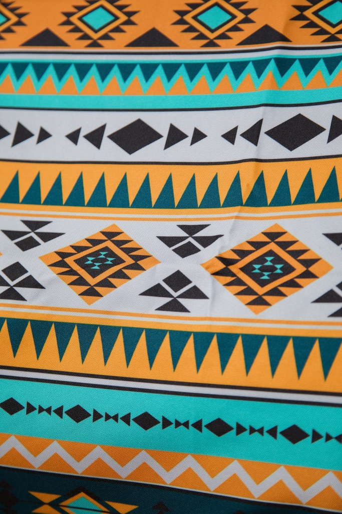 ALOHA DOUBLE SEAT COVER BLUE PRINT