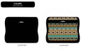 ALOHA TRIPLE SEAT COVER BLUE PRINT