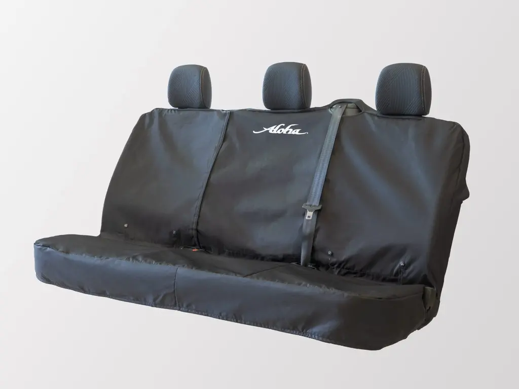 [ALSEATBA3UNIBL] ALOHA TRIPLE SEAT COVER BLACK.webp