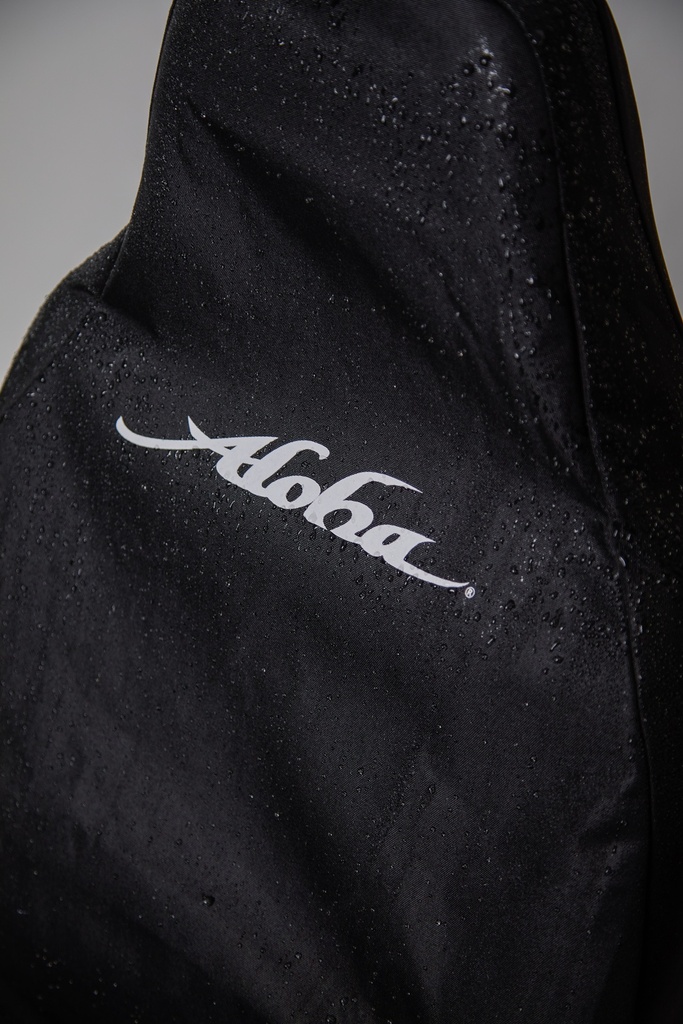 ALOHA DOUBLE SEAT COVER BLACK