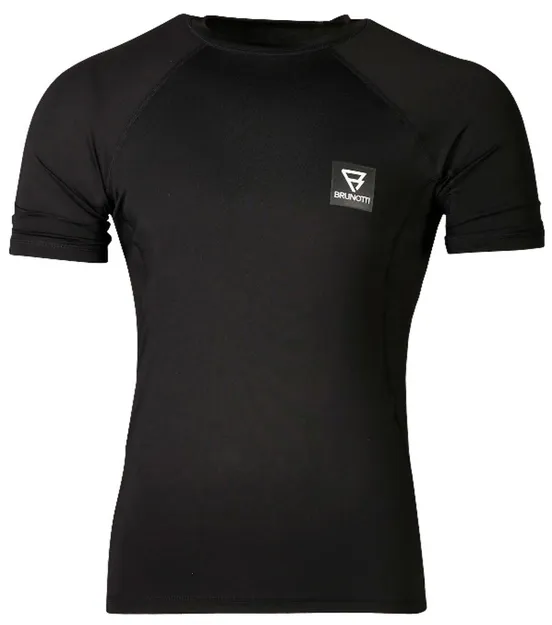 [100635] Brunotti Radiance rashguard s/s tee men (XS, Black)