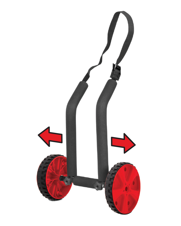O&E DOUBLE SUP/LONGBOARD ADJUSTABLE TROLLEY