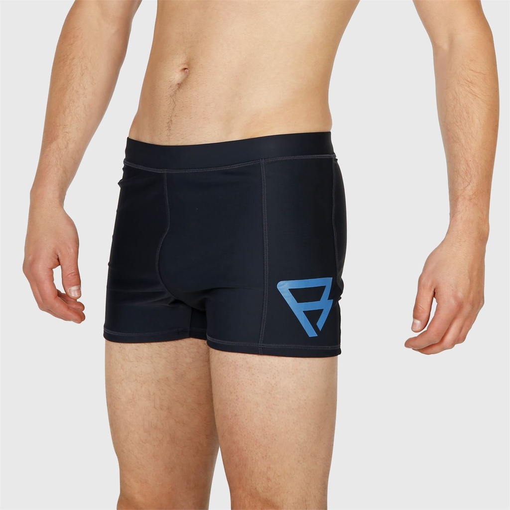 [2011062083] Brunotti Berkley logo ss20 mens swimshort (S, Black)