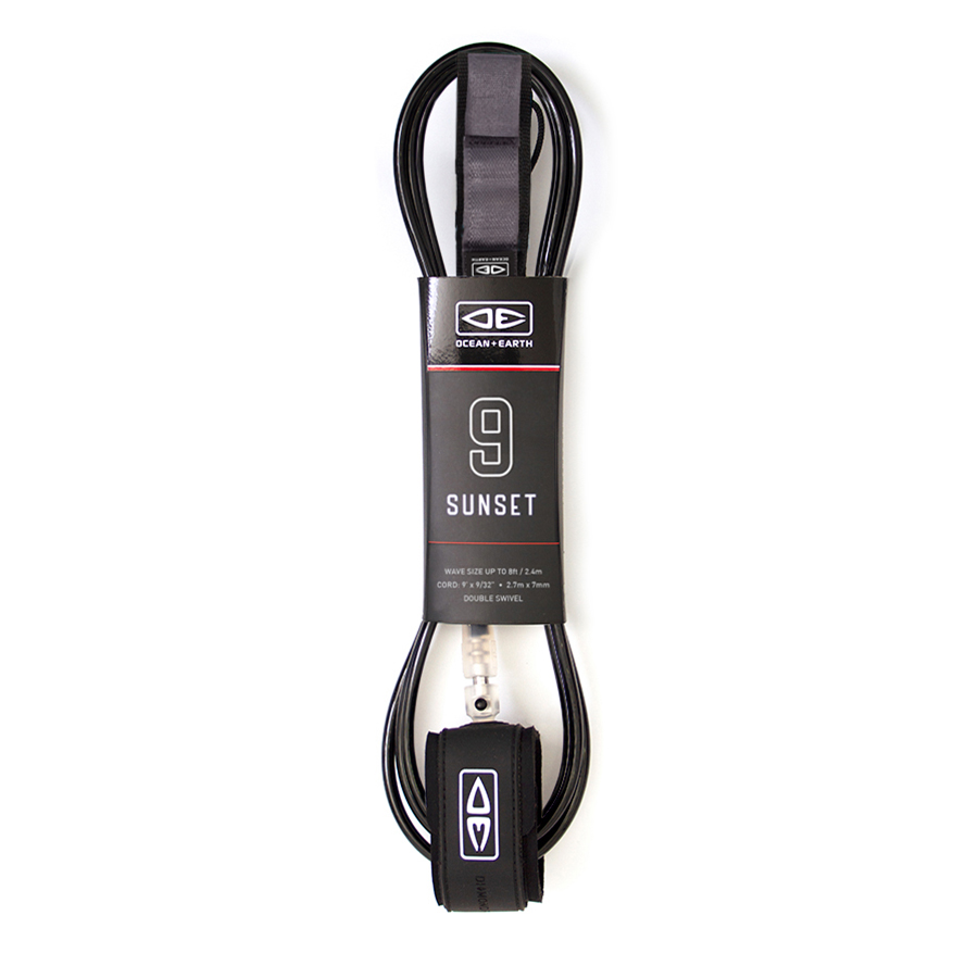 [LS90] O&E Sunset 9'0 leash (Black)