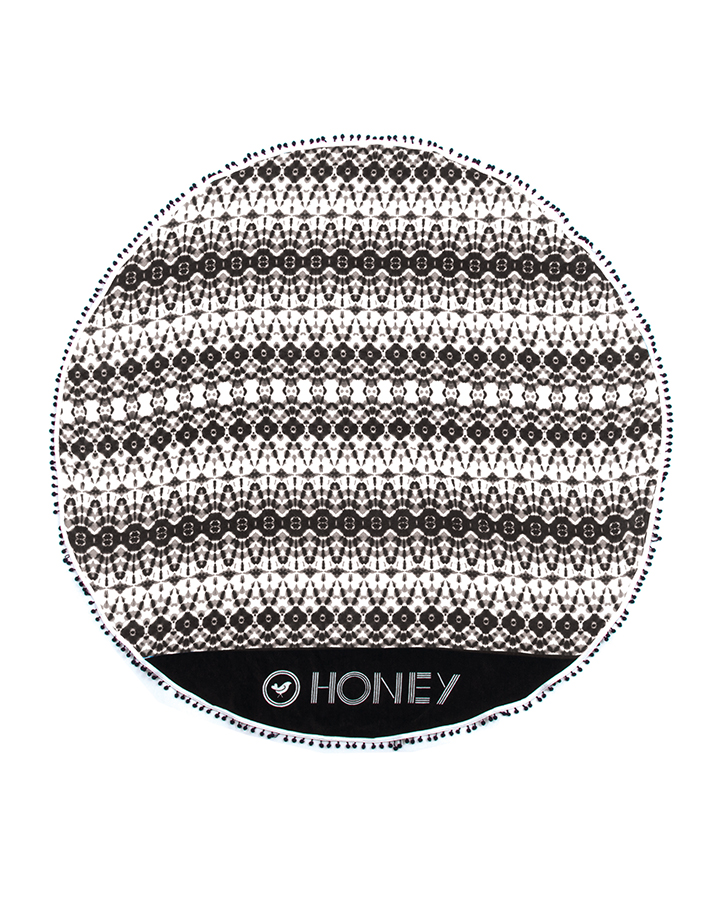 [ALTW14.18S] O&E Beach tribe round towel 18s
