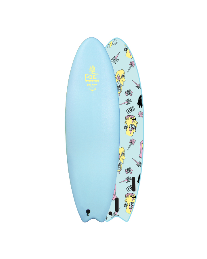 O&E Brains ezi rider softboard 5'6"