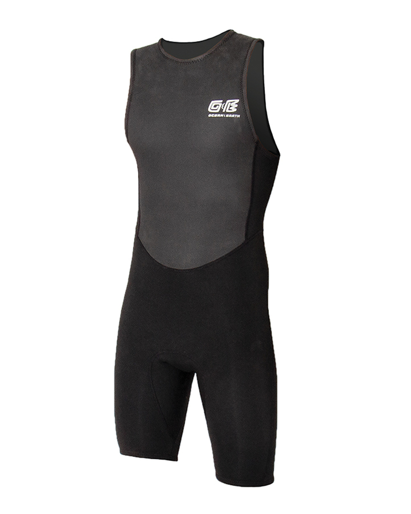 [SMWE53] O&E Heritage 2 mm back zip short john (S)