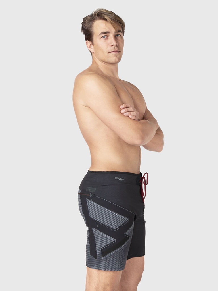 [2211300100] Brunotti Weston-pp mens boardshort 22s (28, Black)