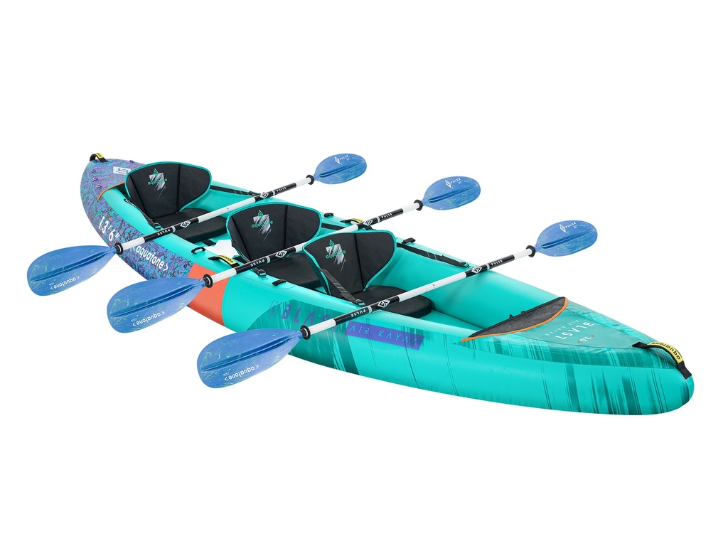 Aquatone Blast 13'6" recreational kayak 3 personas