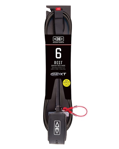 [LQ60XT] O&E Reef quick release xt 6' one piece leash