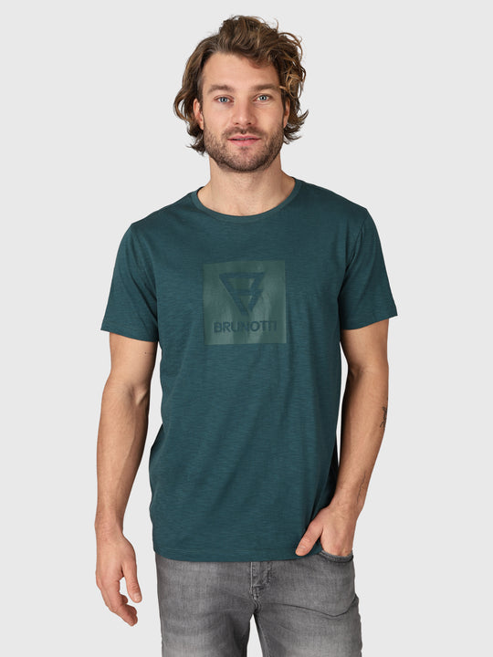 BRUNOTTI JOHN-LOGO-SLUB MEN T-SHIRT