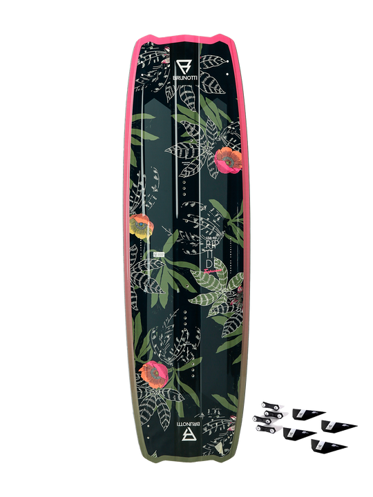 BRUNOTTI RIPTIDE TROPIC+G10FINS TWINTIP KITE BOARD