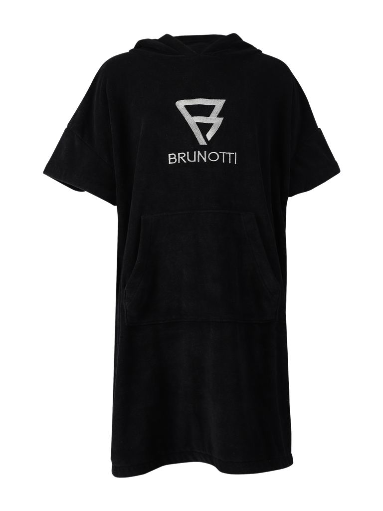 [2315750181] Brunotti Poncho-solid unisex poncho (Black)