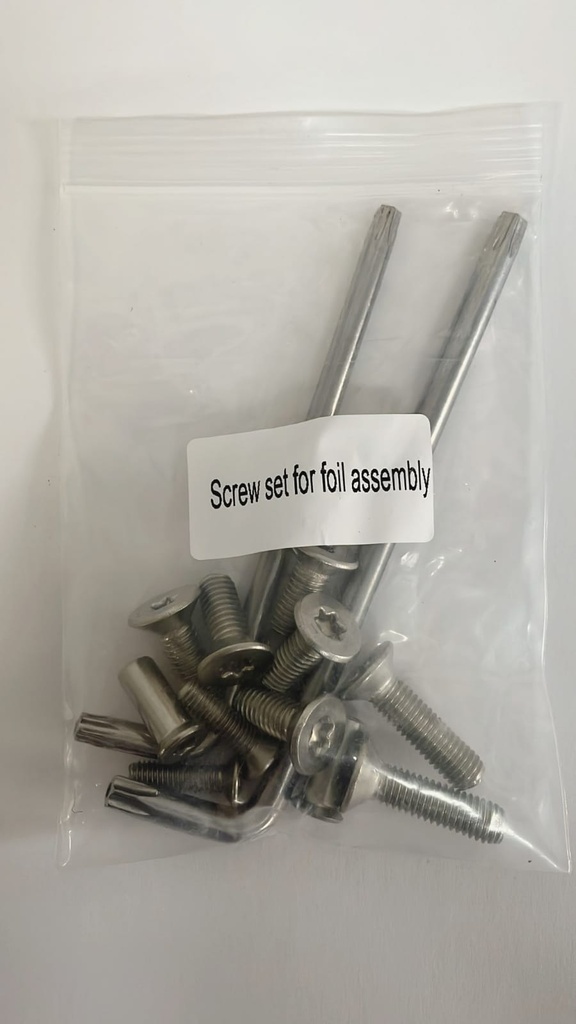 HUNA DYNAMIC SCREW SET FOR FOIL ASSEMBLY M8