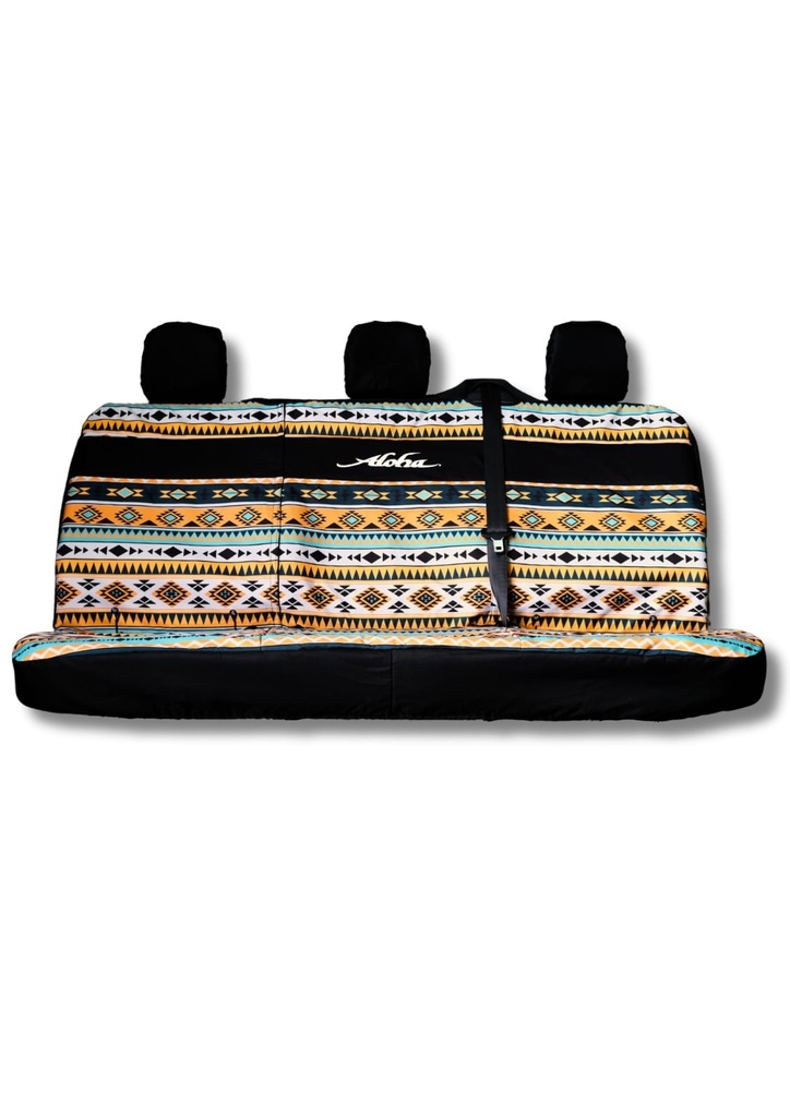 ALOHA TRIPLE SEAT COVER BLUE PRINT