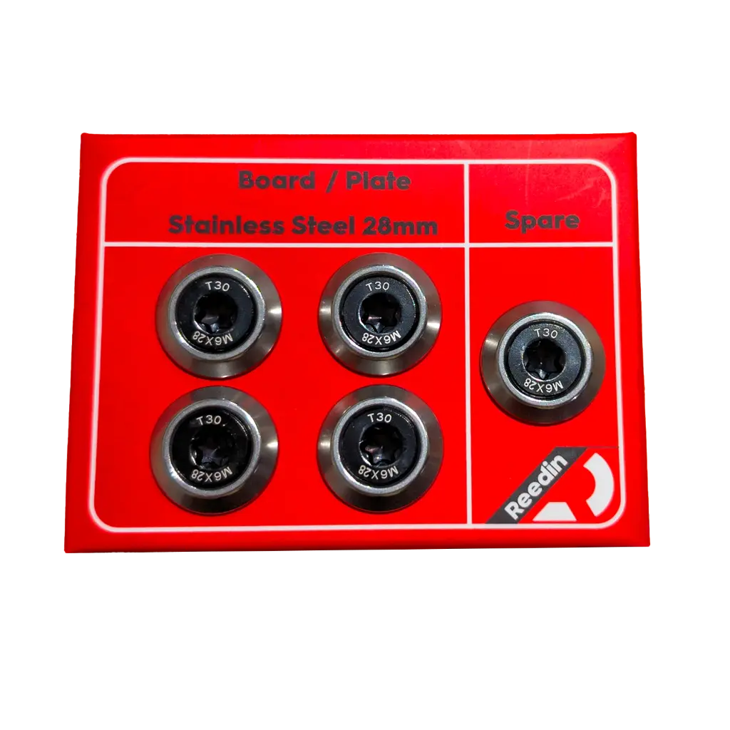 REEDIN FLIGHT ATTENDAT BASEPLATE SCREWSET CARBON
