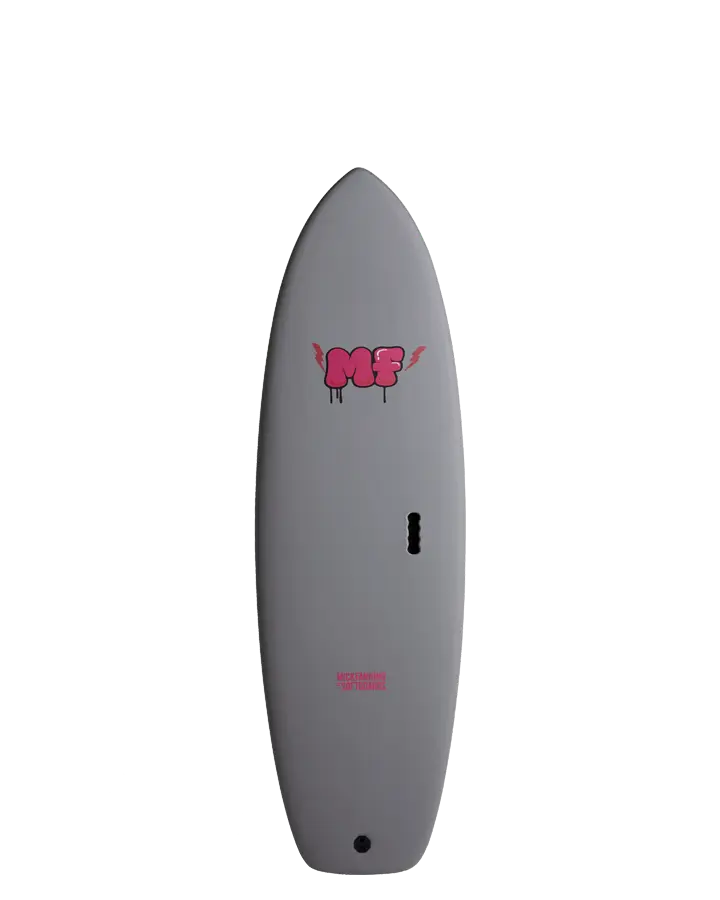[U25-MF-UNG-510] MF Unicorn super soft surfboard (5'10, Grey)