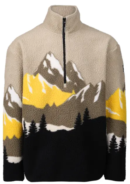[2521240030] Brunotti Rodrigo-print men fleece (S)