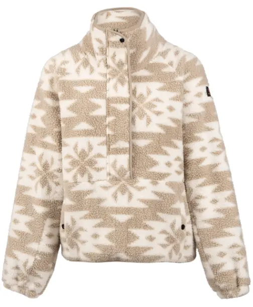 [2522240175] Brunotti Powchou-print women fleece (XS, PolarPink)