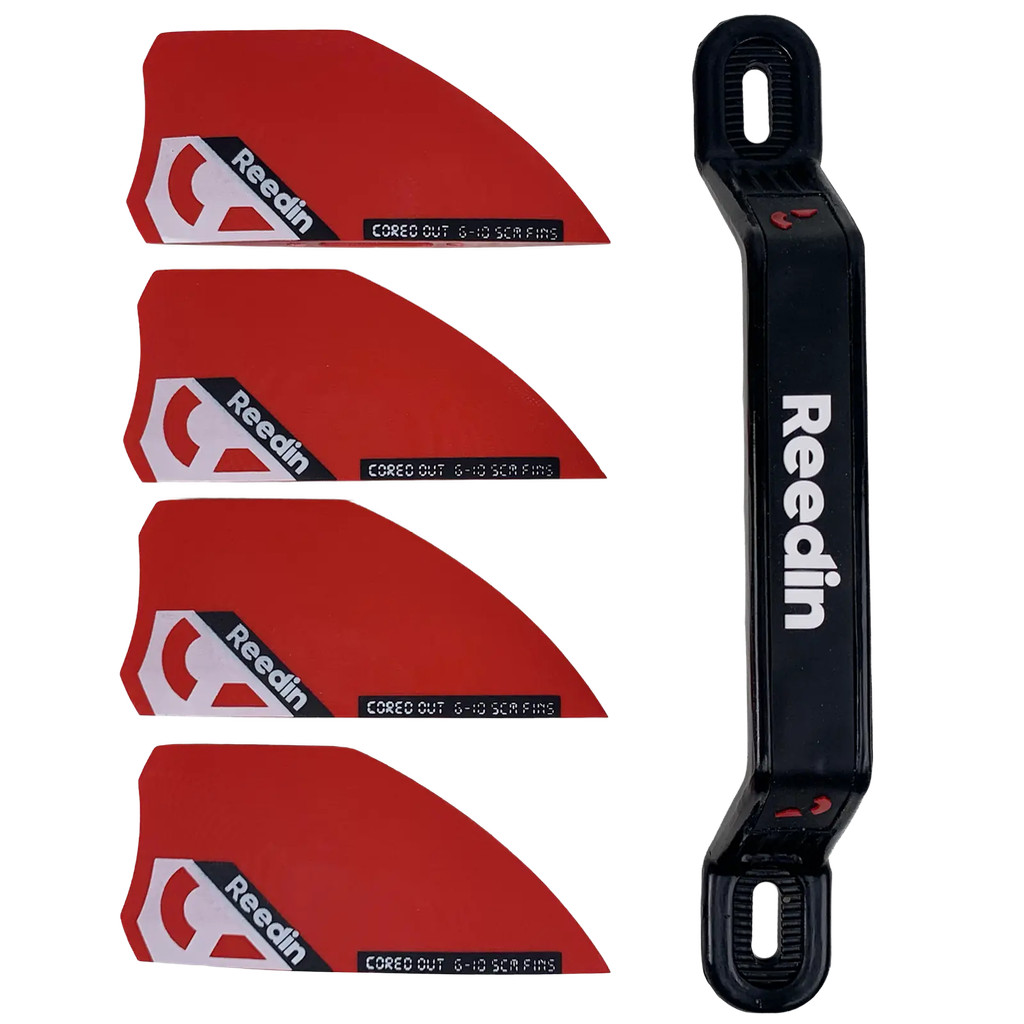 Reedin Cored-out fin set Red 5cm 2026