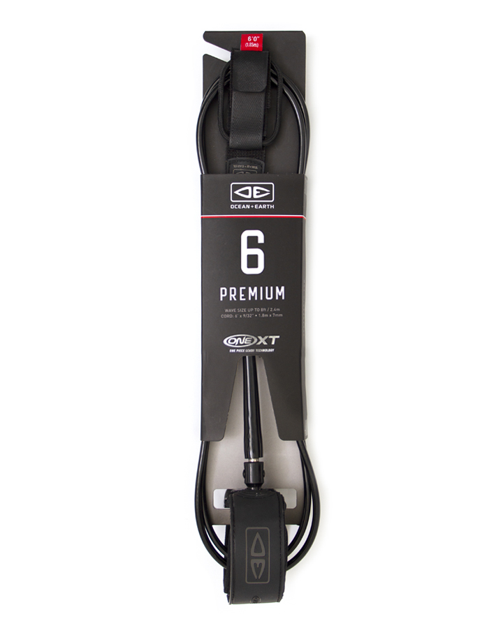 O&E PREMIUM ALL ROUND COMP XT 6'0 ONE PIECE LEASH