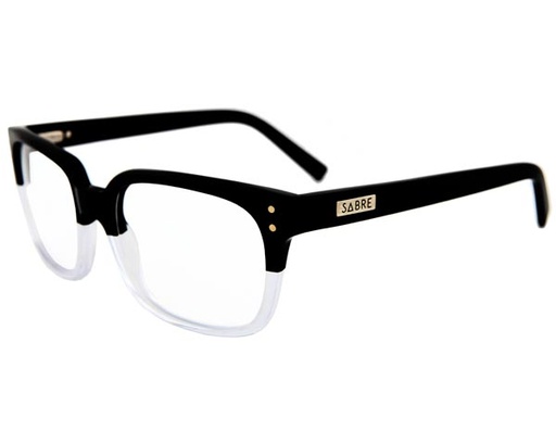 [SV69-112-11S] SABRE MOON TUXEDO RX BLACK GLOSS CLEAR LENS 11S