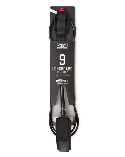 O&E LONGBOARD KNEE COMP XT 9'0 ONE PIECE LEASH