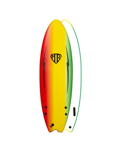 O&E 6'0" MR SPRAY EZI RIDER TWIN FIN