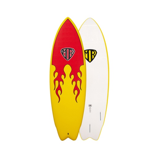 O&E 5'9" MR EPOXY SOFT  SUPER TWIN FIN