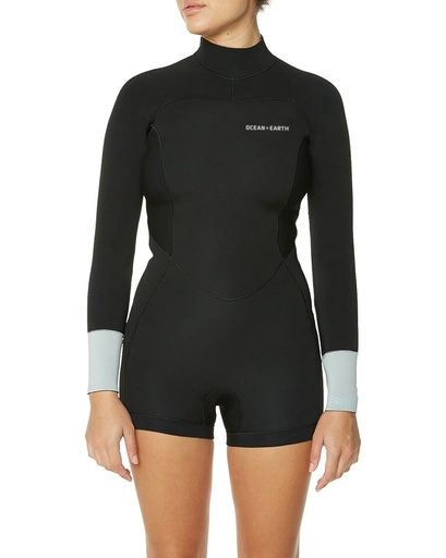O&E LADIES FREE FLEX BOYLEG L/S 2/2 WETSUIT