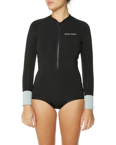 O&E LADIES FREE FLEX HI CUT LS 2/2 WETSUIT