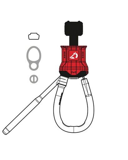 [RD22081] REEDIN QUICK RELEASE COMPLETE WITH MONOBLOC HEAD