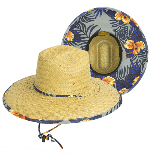 [GCB4060] PETERGRIMM KENNY BLUE LEAF UNDERBRIM HAT