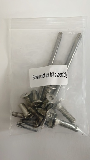 HUNA DYNAMIC SCREW SET FOR FOIL ASSEMBLY M8