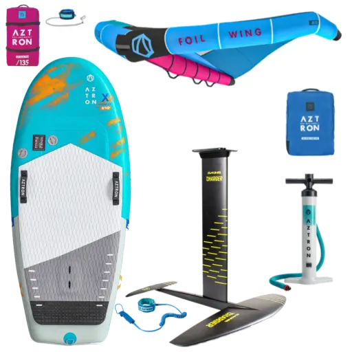 Wing foil starter pack inflatable Aztron